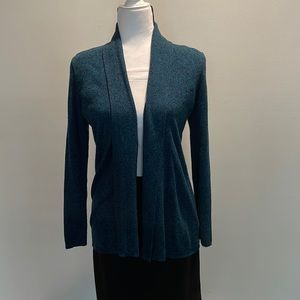 Apt. 9 Cardigan in a deep green/black color